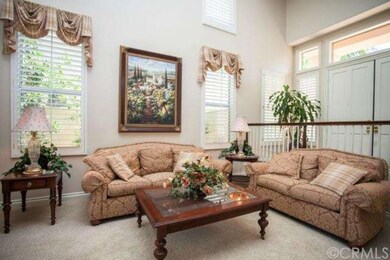 LUXURIOUS LIVING ROOM WITH CUSTOM WOOD SHUTTERS & 
