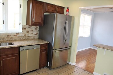 Another angle of the beautiful kitchen which opens