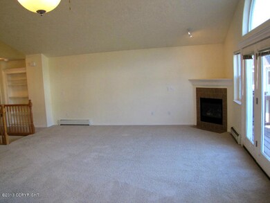 Great room- living area. Gas fireplace.