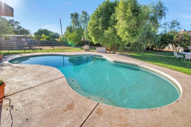 2 Pool view fr E, yard, corrals, table