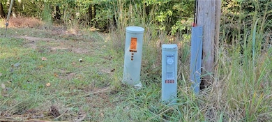 Stub at edge of property