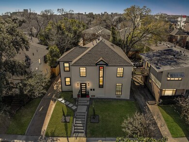 This home features a modern aesthetic, but the exterior still holds some of the old town Montrose charm.