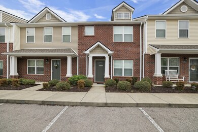 Front View of the Townhome