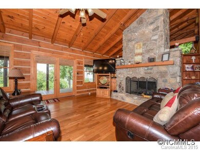 see-thru fireplace
