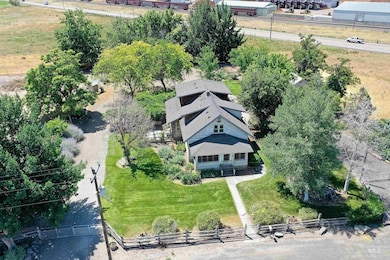 View from above of property