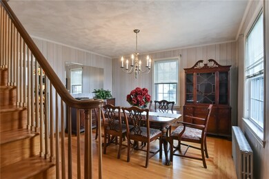 Entry and dining room
