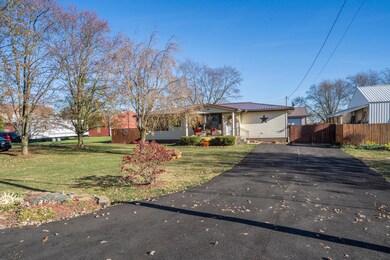 Front of the house with driveway