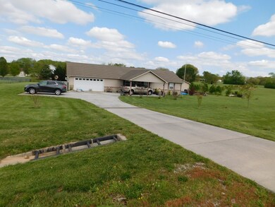 Fully handicapped home with easy access through front door or garage.