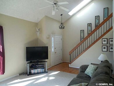 Living Room. Living room with vaulted ceilings, pa