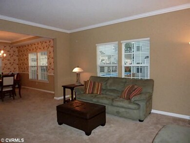 Living Room - Formal living room with crown moldin