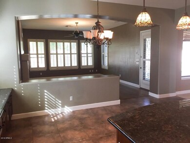 kitchen looking into living room