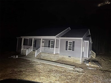 View of front facade with covered porch