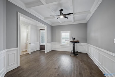 The stunning hardwood floors greet you and flow throughout the main level.
