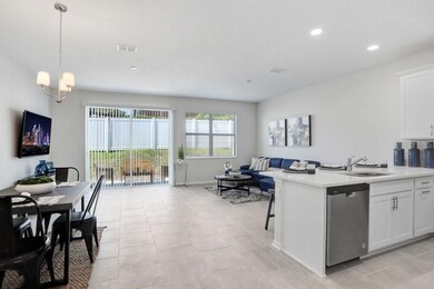 Open Floor Plan (photo of model home)