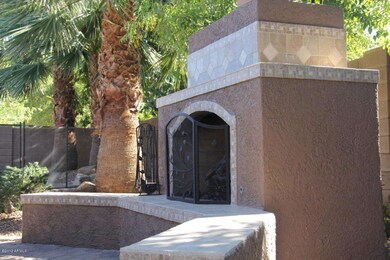 Backyard Fireplace