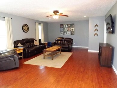Lots of natural light in the living room.