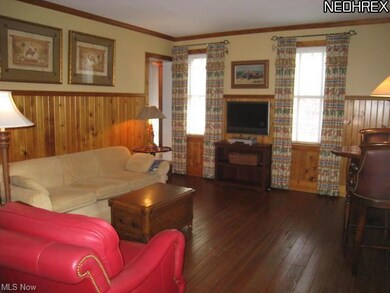 Living room with beautiful hardwood floors.
