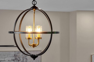 Entry Chandelier Detail
