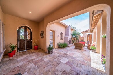 Entrance to courtyard