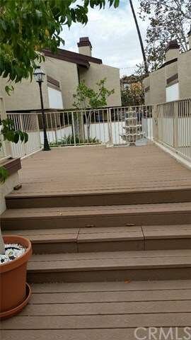 Peaceful, common area deck just outside unit