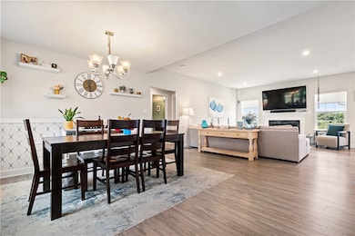 Truly open floor plan