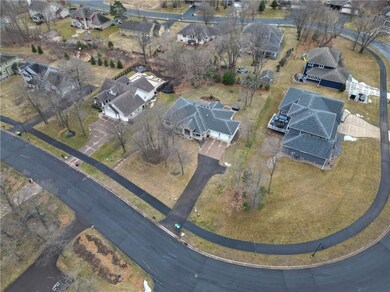 You can see the walking trail/bike trail that goes
