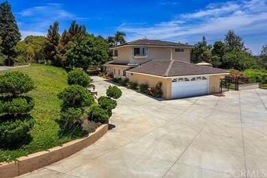 Expansive driveway with possible RV parking approa