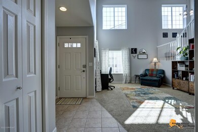 Tiled foyer