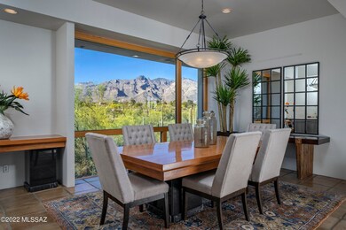 Dining Room with Mountain Views