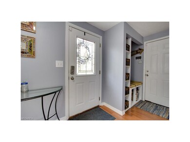 Entry way with built in Mud room.