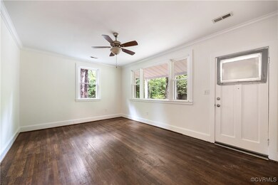 This stunning living room features fresh paint, LV