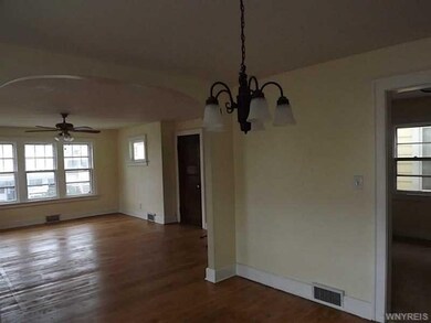 Dining Room. Refinished hardwood floors