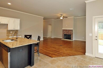 Open floor plan great for entertaining!