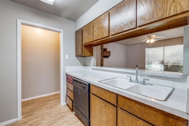 Kitchen featuring light hardwood / wood-style floo