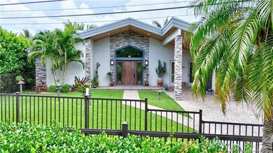 Lovely Entrance With Stone Pavers.