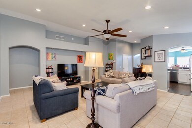 Great room with large TV Niche