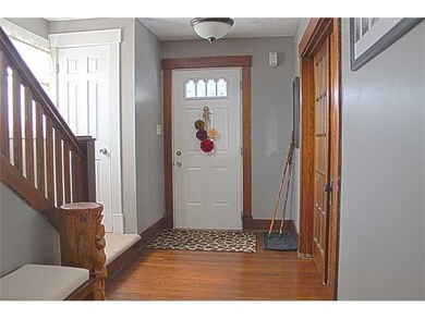 Entry/Foyer. The main level features refinished ha