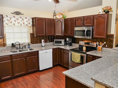 Delightfully warm toned kitchen
