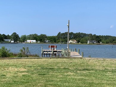 Dock w/ sitting area at the end.