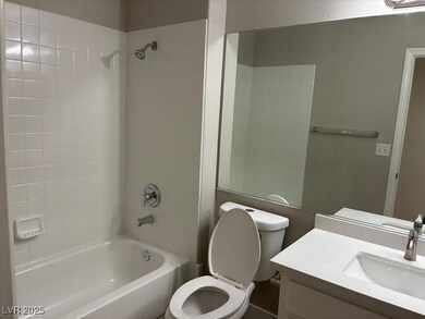 Bathroom featuring bathtub / shower combination an