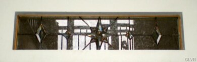 Stained Glass Insert Over Doorway