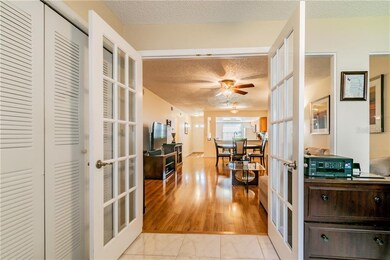 This room was renovated with gorgeous French Doors