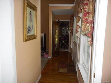 Very spacious foyer notice the beautiful hardwood 