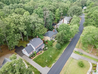 Aerial overview of property's location featuring a