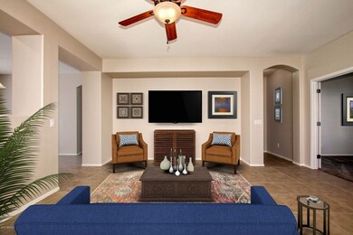 STAGED LIVING ROOM