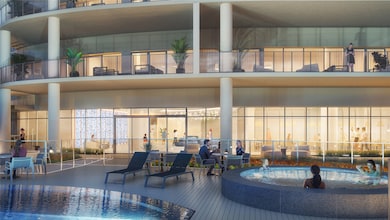 The Tiara outdoor amenity level features an inviti