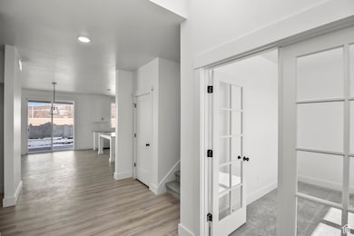 OPEN ENTRY W/ DOUBLE GLASS DOORS ON FLEX ROOM!  (PICTURE OF PREVIOUS BUILT HOME-COLORS AND MATERIALS MAY VARY)