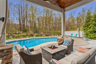 OUTDOOR KITCHEN, STAMPED CONCRETE, HEATED IN-GROUN