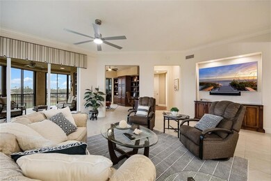 Tiled living room