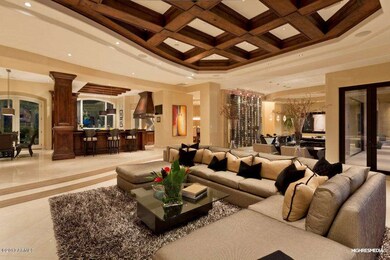 Family Room Opens To Kitchen